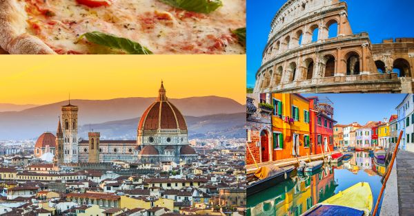 イタリアを周遊するツアー