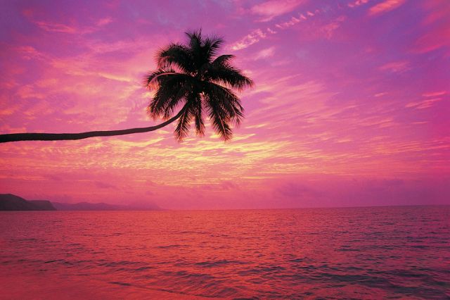 フィジーの夕日