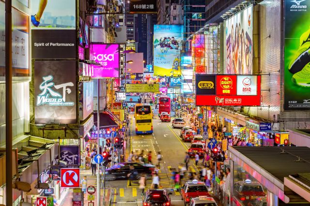 香港の街