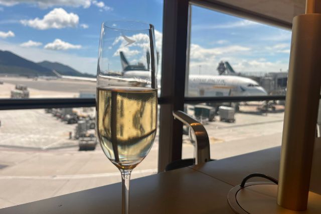 キャセイパシフィックビジネスクラスラウンジ